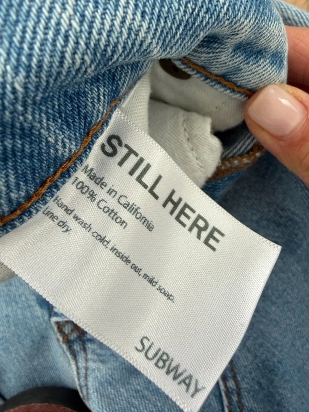 Light Blue Wide-Leg Carpenter Jeans - Women's Light Blue Denim - Picture 3 of 5